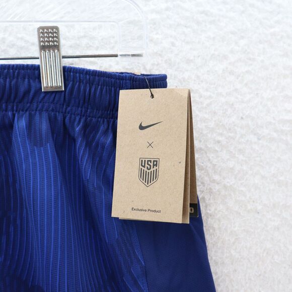 Nike USA Soccer Team Shorts Men's Large Blue 2022/23 Stadium Away Dri-FIT Sports - Picture 8 of 13